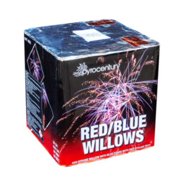 Pyrocentury Red Blue Willows 36-Schuss-Feuerwerk-Batterie (NUR ABHOLUNG)