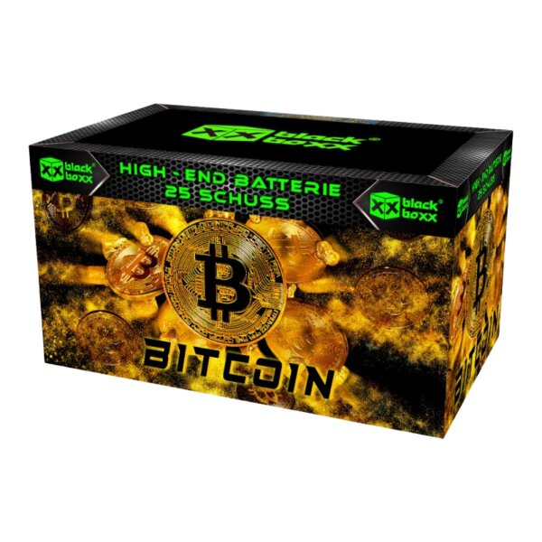 Blackboxx Bitcoin 25-Schuss-Feuerwerk-Batterie