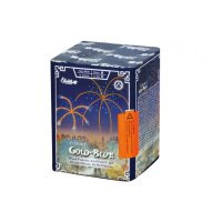Funke Gold-Blue 16-Schuss-Feuerwerk-Batterie