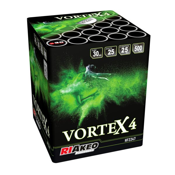 Riakeo Vortex 4 25-Schuss-Feuerwerk-Batterie  (NUR ABHOLUNG)