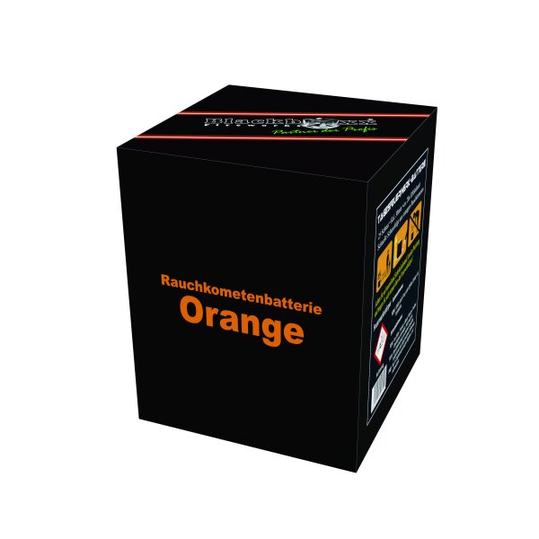Blackboxx Rauchkometen Orange 25-Schuss-Rauchkometen-Batterie