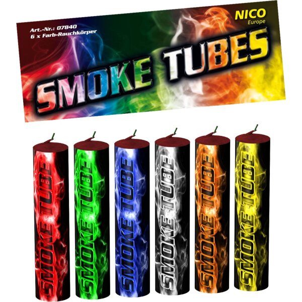 Nico Europe Rauchfackel Mix Smoke Tubes 6er-Beutel