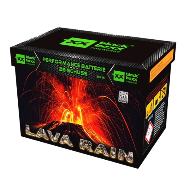 Blackboxx Lava Rain 28-Schuss-Feuerwerk-Batterie